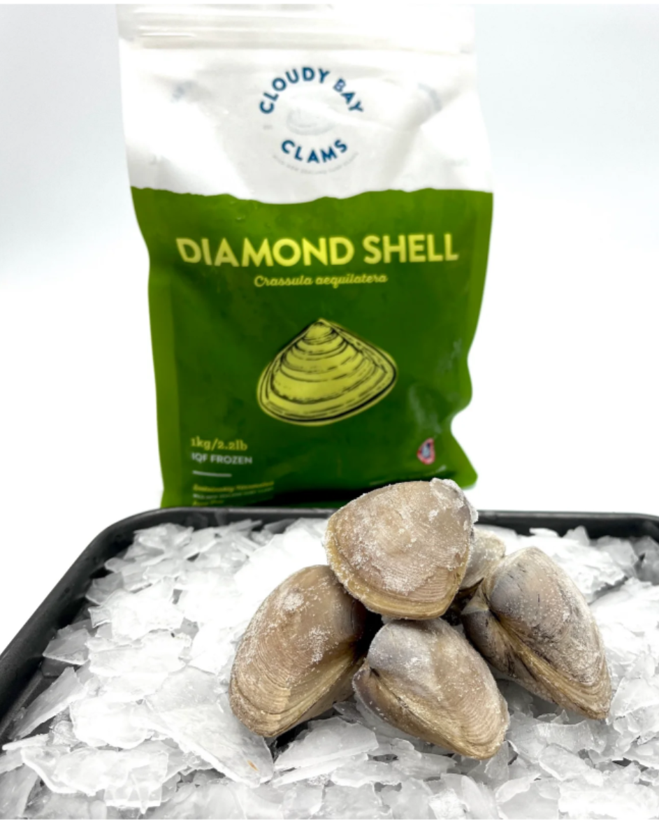 [Ready to Cook] Diamond Shell Clams - Cloudy Bay