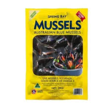 [Fresh] Fresh Spring Bay LARGE Live Mussel 2KG