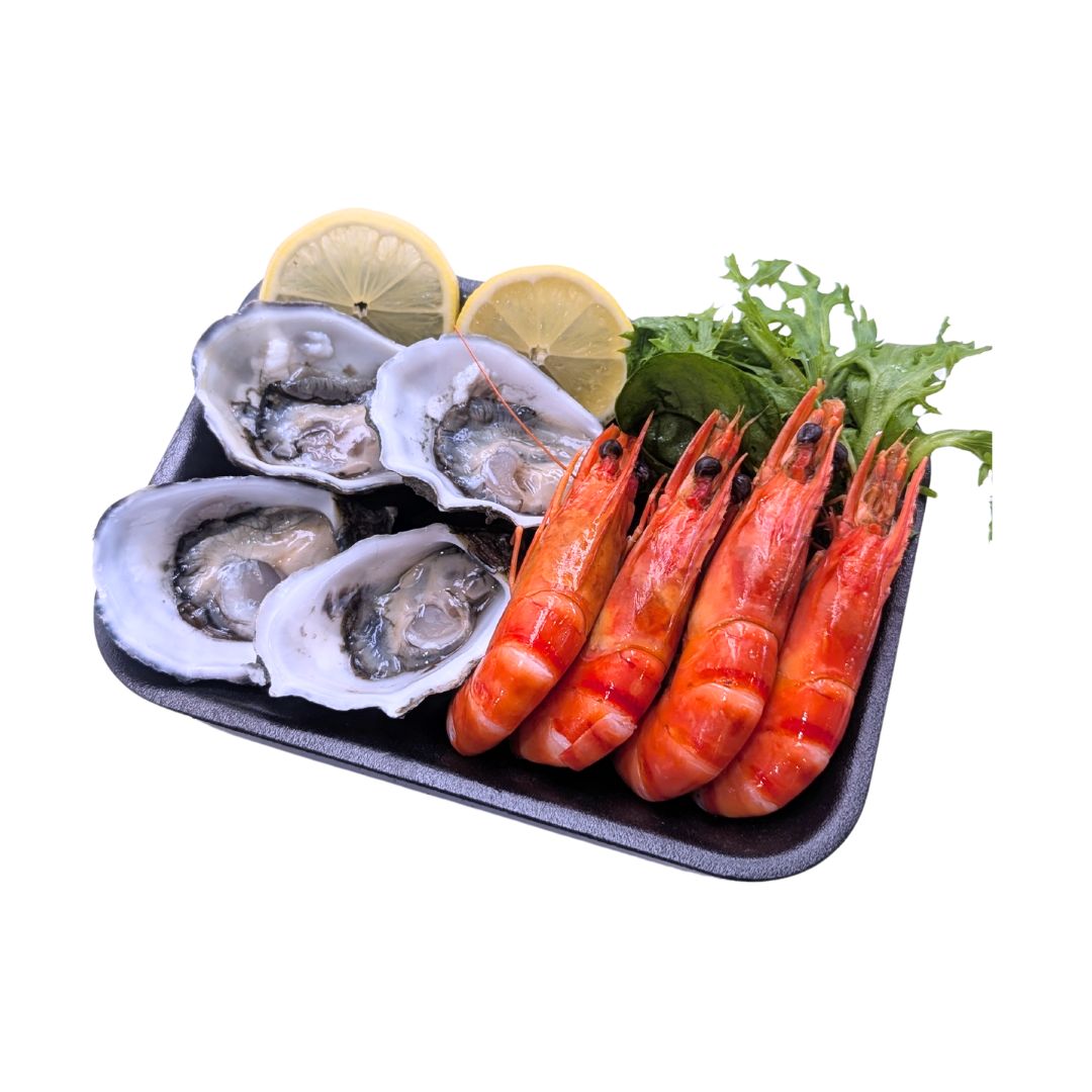 [Ready to Eat] Mini Oyster & Prawn Tray