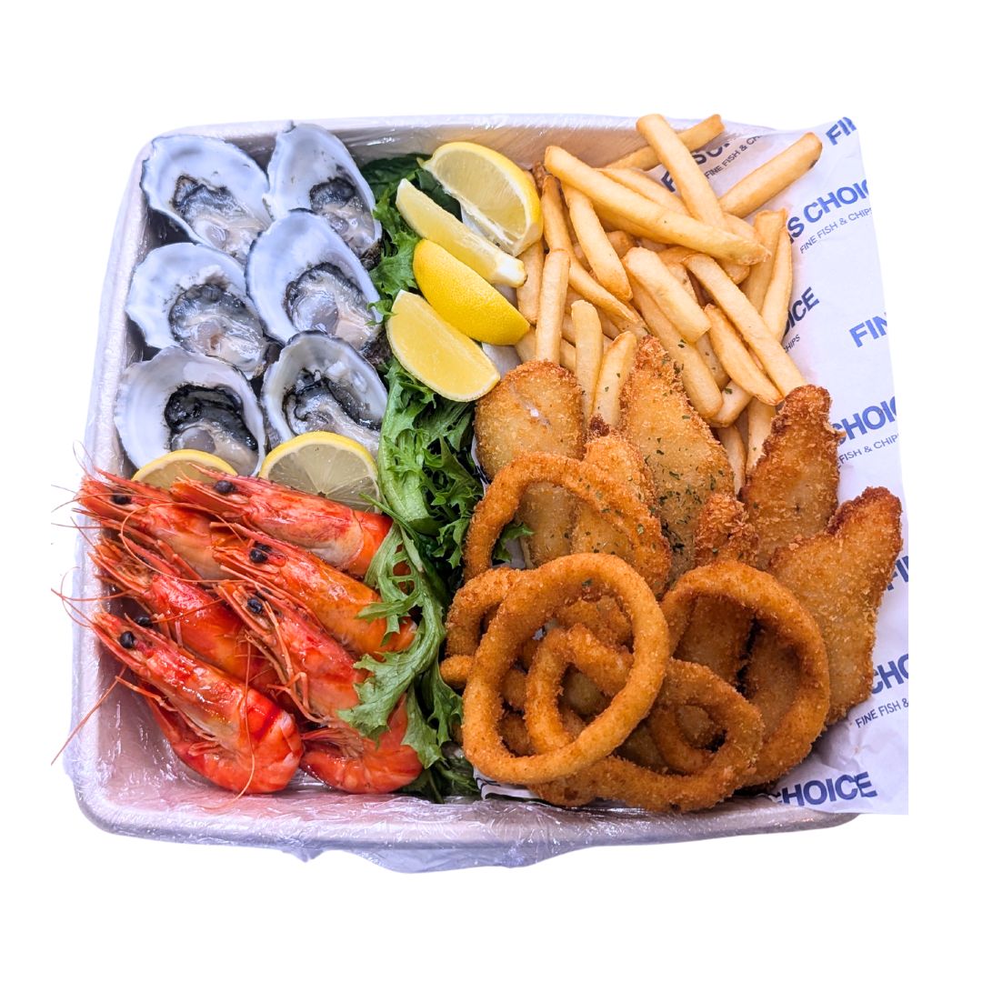 [Ready to Eat] Hot & Cold Seafood Platter
