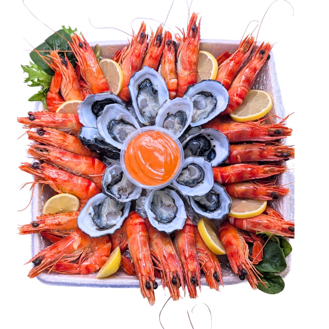 [Ready to Eat] Prawn & Oyster Platter