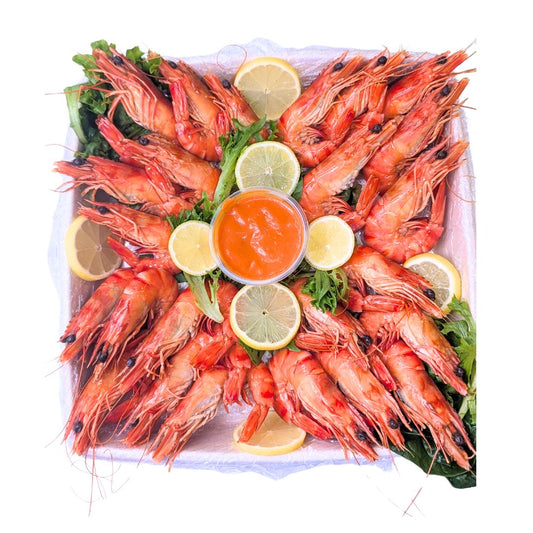 [Ready to Eat] Cooked Prawn Party Platter