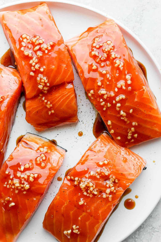 [Ready to Cook] Teriyaki Marinated Salmon 400g